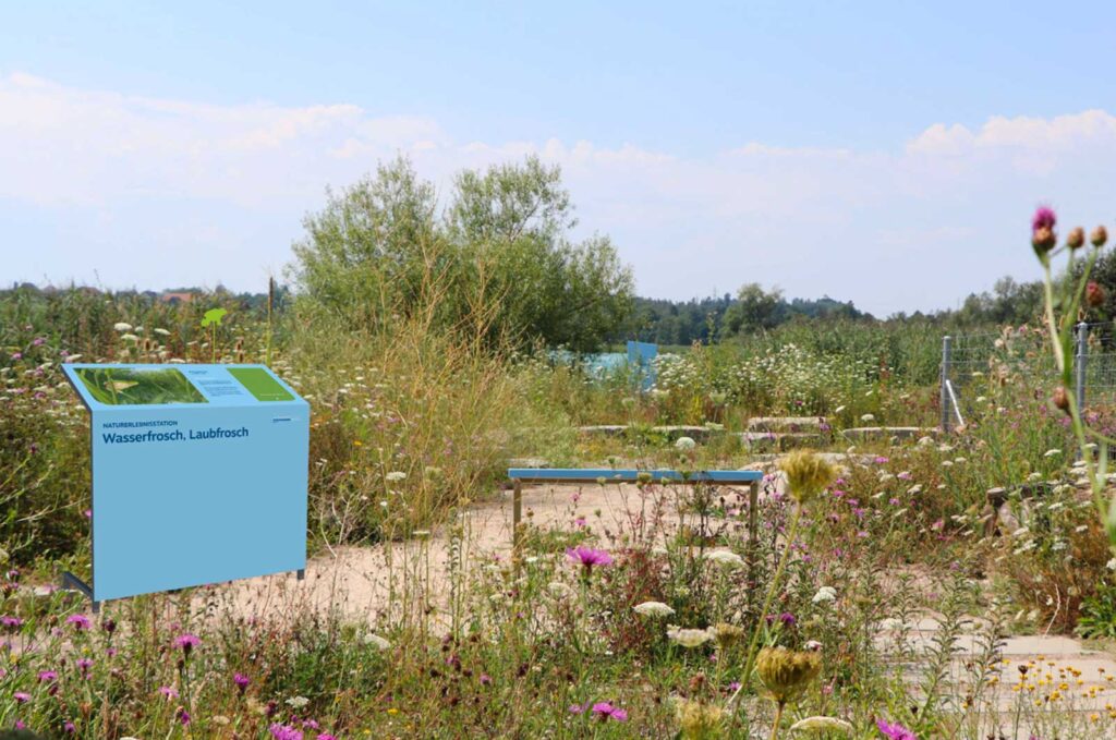 Visualisierung einer Naturerlebnisstation von Atelier Herzog